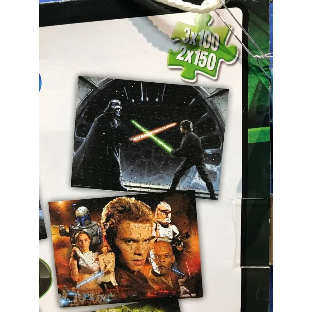 Star Wars 3D 5 pack sealed not opened vintage Jigsaw puzzle pack by Cardinal NEW
